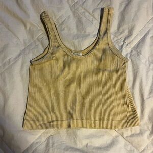 Light yellow tank top size: medium brand: cotton on
